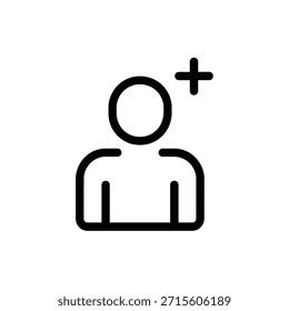 adicionar ícone de conta de usuário ao plano de fundo branco 