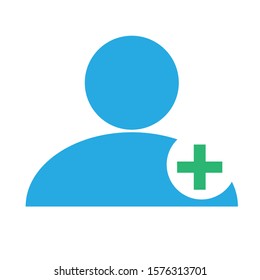 Add user or friend icon
