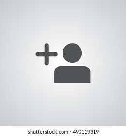 add user icon illustration isolated vector sign symbol