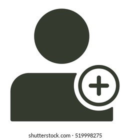 add user icon illustration isolated vector sign symbol