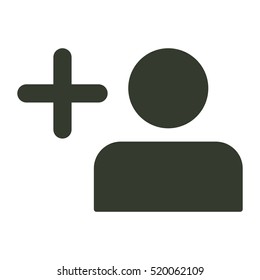 add user icon illustration isolated vector sign symbol