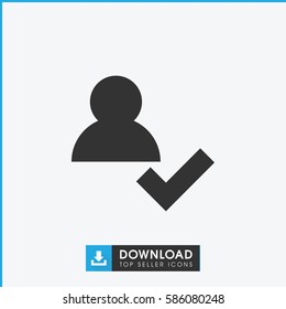 add user icon illustration isolated vector sign symbol