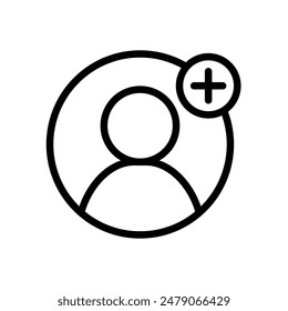 Add User Icon Perfect for User Registration and Account Creation