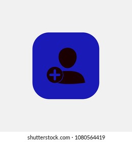 add user icon vector