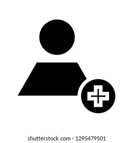 add user icon vector