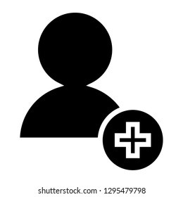 add user icon vector