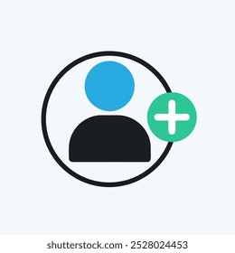 Agregar Imagen de Arte vectorial de ícono de usuario.