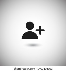 Add User Icon. Vector people icon. New Profile vector icon. Person illustration. 