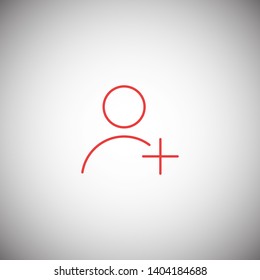 Add User Icon. Vector people icon. New Profile vector icon. Person illustration. Business User Icon.