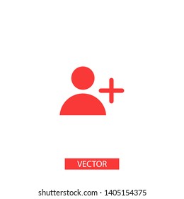 Add User Icon. Vector people icon. New Profile vector icon. Person illustration. Business User Icon. User Group symbol. Male user symbol