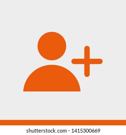 Add User Icon. Vector people icon. New Profile vector icon. Person illustration. Business User Icon. User Group symbol. Male user symbol