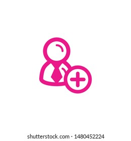 Add User Icon. Vector people icon. New Profile vector icon. Business User Icon. User Group symbol. Male user symbol