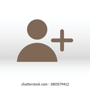 Add User Icon. Vector people icon. New Profile vector icon. Person illustration. Business User Icon. User Group symbol. Male user symbol