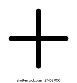 Add user or add item line art vector icon for apps and websites
