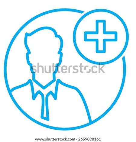 Add user profile icon, Add new user icon, Add user icon set, Person profile avatar with plus