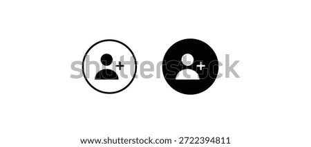 Add User Profile Icons in Outline and Solid Circle Style
