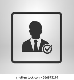 Add user sign icon. Add friend symbol