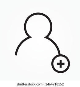 add user single icon design vector illustration
