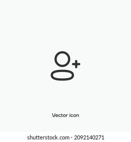 Hinzufügen eines Benutzervektorsymbol. Premium-Qualität.