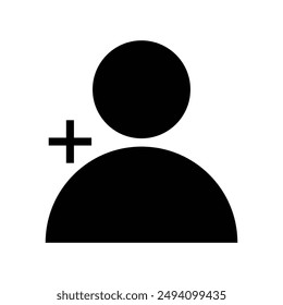 Add user vector icon sign symbol