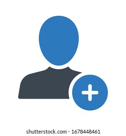 agregar icono de color de glifo vectorial 