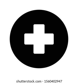 add vector glyph flat icon 