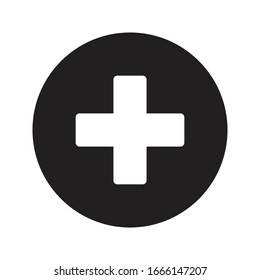 add vector glyph flat icon 