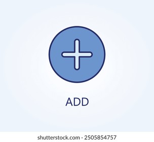 Add vector, icon or logo sign symbol illustration