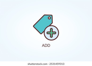 Añadir Vector O Ilustración De Símbolo De Logotipo