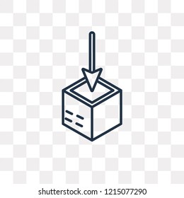 Add vector outline icon isolated on transparent background, high quality linear Add transparency concept can be used web and mobile