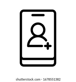 add vector thin line icon 