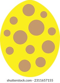 Add whimsical charm to your Easter projects with the vibrant "Easter Egg" vector illustration. Captivate your audience with its intricate details and joyful design. Perfect for greeting cards.