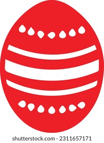 Add whimsical charm to your Easter projects with the vibrant "Easter Egg" vector illustration. Captivate your audience with its intricate details and joyful design. Perfect for greeting cards.