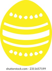 Add whimsical charm to your Easter projects with the vibrant "Easter Egg" vector illustration. Captivate your audience with its intricate details and joyful design. Perfect for greeting cards.
