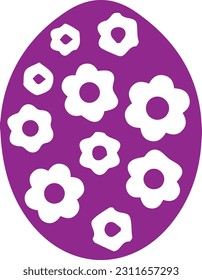 Add whimsical charm to your Easter projects with the vibrant "Easter Egg" vector illustration. Captivate your audience with its intricate details and joyful design. Perfect for greeting cards.