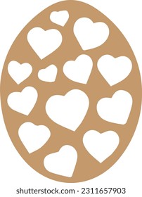 Add whimsical charm to your Easter projects with the vibrant "Easter Egg" vector illustration. Captivate your audience with its intricate details and joyful design. Perfect for greeting cards.