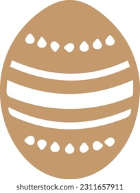 Add whimsical charm to your Easter projects with the vibrant "Easter Egg" vector illustration. Captivate your audience with its intricate details and joyful design. Perfect for greeting cards.
