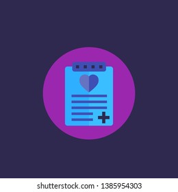 add to wish list icon, flat
