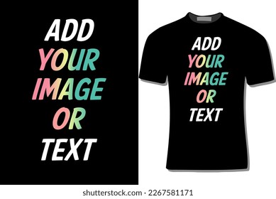 ADD YOUR DESIGN HERE TEXT DESIGN