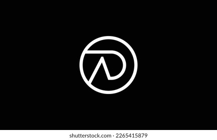 AD,DA, Abstract Letters Logo Monogram