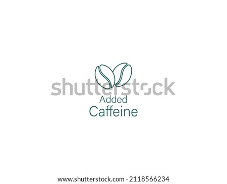 added caffeine icon vector illustration 