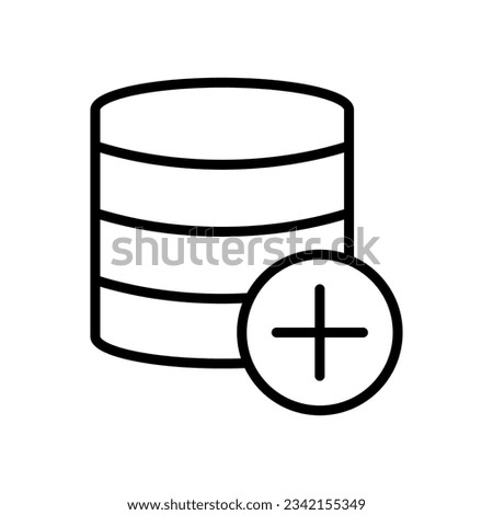 Added value icon, sign, symbol line style