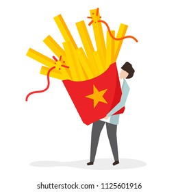 Adictos a comida chatarra y aperitivos