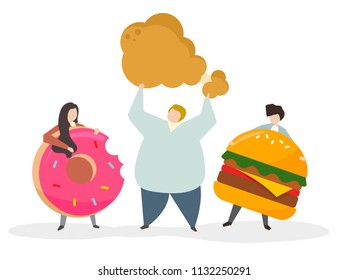 Adictos a comida chatarra y aperitivos