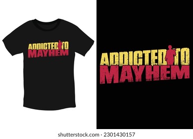 Adicto a camiseta veterana de Mayhem