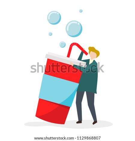 Addicted to sweet drinks and sugar