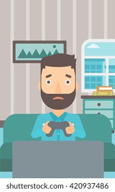 Addicted video gamer.