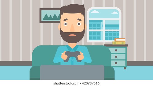 Addicted video gamer.