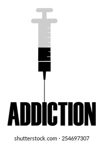 addiction design with needle
