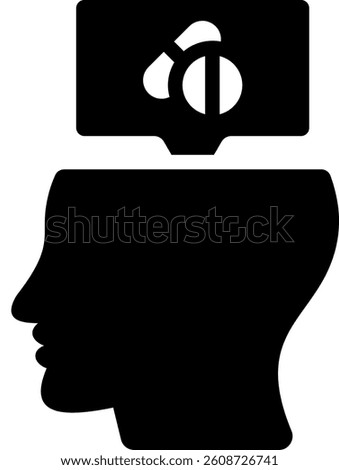 Addiction Icon Glyph Vector Illustration
